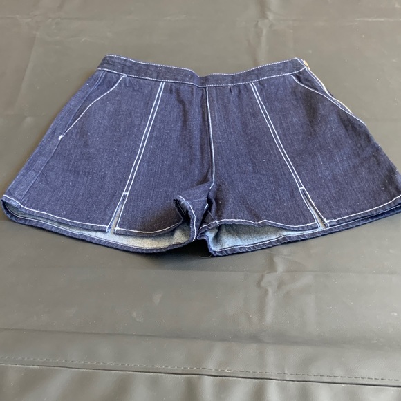French Connection Dark Blue Jean Shorts - Picture 1 of 10